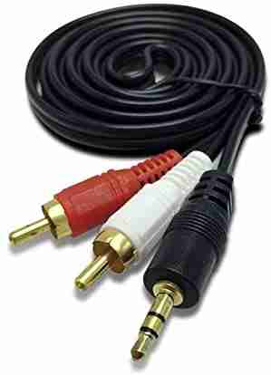 STEREO TO 2 RCA 5 METERS CABLE