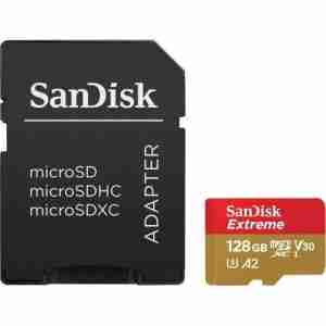 SanDisk Extreme 128 GB microSDXC Memory Card,SDSQXA1-128G-GN6AA