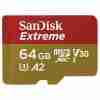SanDisk Extreme 64 GB microSDXC Memory Card, SDSQXA2-064G-GN6AA