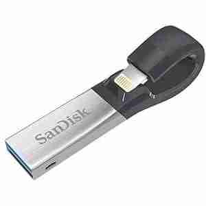 SanDisk iXpand Flash Drive 16GB - USB for iPhone. SDIX30C-016G-GN6NN