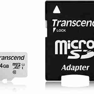 Transcend 64GB microSD w/ adapter UHS-I U1, TS64GUSD300S-A