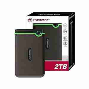 Transcend External HDD 2TB - Grey TS2TSJ25M3S