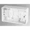 Twin Switch Box Pattress