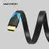 VENTION FLAT HDMI CABLE 8M BLACK - VEN-AAKBK