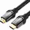 VENTION NYLON BRAIDED HDMI CABLE 1.5M BLACK METAL TYPE - VEN-VAA-B05-B150