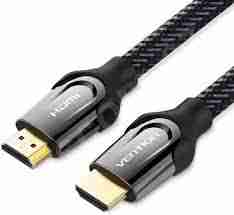 VENTION NYLON BRAIDED HDMI CABLE 2M BLACK METAL TYPE - VEN-VAA-B05-B200