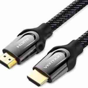 VENTION NYLON BRAIDED HDMI CABLE 8M BLACK METAL TYPE (VEN-VAA-B05-B800)