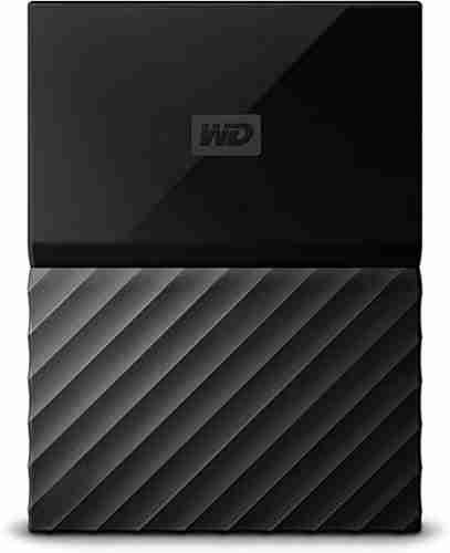 WD My Passport 4TB - Black USB 3.0 and Type C for MAC, WDBP6A0040BBK-WESN