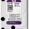 WD Purple Surveillance Hard Drive - 2 TB, 64 MB, 5400 rpm, WD20PURZ