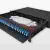 ODF RACK MOUNT - 1U 12 Port with SC/UPC Duplex MM Adapter and Pigtails