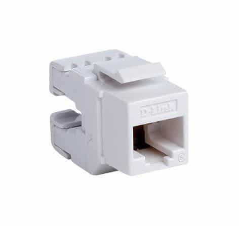D-Link RJ45 8P8C Keystone Jack with Color-Coded Labels