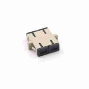 FIBRE OPTIC ADAPTORS (SC Duplex Adaptor MM - Beige)