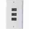 HDMI FACEPLATE THREE PORT