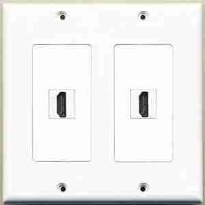 HDMI FACEPLATE TWO PORT