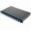 ODF RACK MOUNT - 1U 12 Port with LC/UPC Duplex SM Adapter and Pigtails