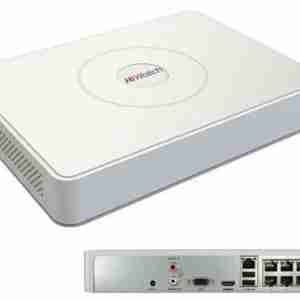 8ch HiLook by Hikvision NVR, 8-PoE Plastic shell (up to 4MP IP cameras supported)