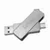 Lexar JumpDrive Dual Drive D30c 32GB USB 3.1 Type-C Silver Pen Drive #LJDD30C032G-BNSNG