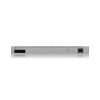 Rear panel of USW-Pro-48-POE showing ventilation and power input