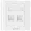 VENTION 2 PORT KEYSTONE JACK WALL FACE PLATE