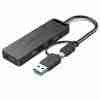 Vention 4-Port Usb 3.0 Hub With Type C & Usb 3.0 2-In-1 Interface 0.15 Meter VEN-CHTBB
