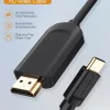 Type-C to HDMI 4K cable by Vention for MacBook and smartphones