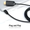Vention USB-C to HDMI 4K Cable connected to TV