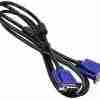 Vention VGA(3+6) Male to Male Cable with Ferrite Cores 3M Black