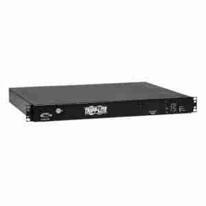 Tripp Lite Metered PDU with ATS, 2/2.4KW Single Phase, 3.6M Cords 1U Rack-Mount Power, TAA (PDUMH15HVAT)
