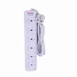 Tronic 6 Way Extension Cable 3 Metres (EC 8866-03)