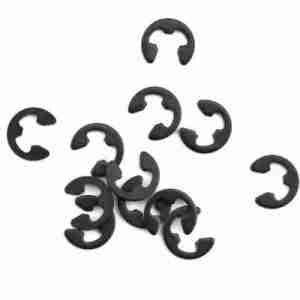 Losi E-Clips, 4mm (12), LOSA6106