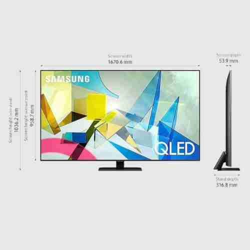 Samsung 75″ Q80T QLED Smart 4K TV – QA75Q80TAU