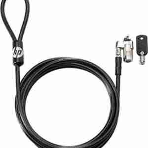 HP Nano Master Keyed Cable Lock - Black