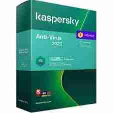 Kaspersky Antivirus 2021; 3 Devices +1 License for Free for 1 Year
