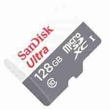 SanDisk MicroSD CLASS 10 100MBPS 128GB without Adapter