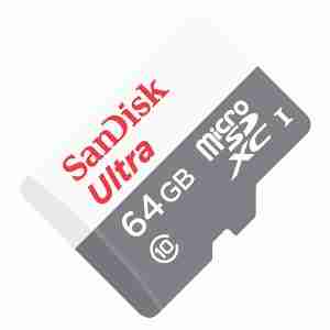 SanDisk MicroSD CLASS 10 100MBPS 64GB without Adapter - SDSQUNR-064G-GN3MN