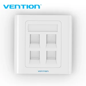 VENTION 4 PORT WALL FACEPLATE WHITE 86 TYPE