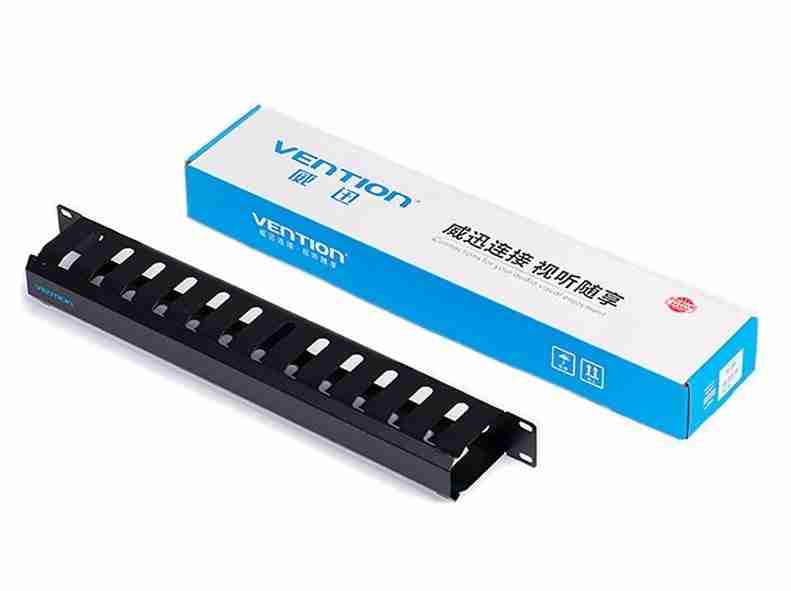 VENTION 24 U CABLE MANAGER BLACK