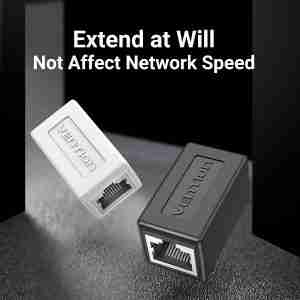Vention CAT.6 FTP Keystone Jack Coupler – Black – VEN-IPVB0
