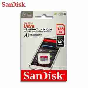 SanDisk Ultra SDXC 128GB UHS-I card 140MB/s Class 10