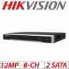 Hikvision DS-7608NI-I2/8P 8-Channel 12MP 4K NVR