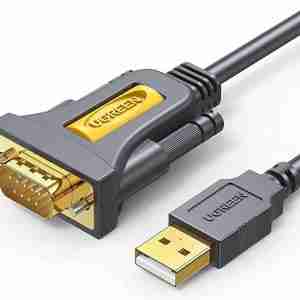UGREEN USB-A 2.0 to DB9 RS-232 Male Adapter Cable 1.5m - CR104