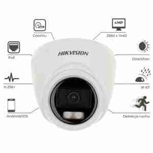 Hikvision DS-2CD1347G0-L (2.8mm)(C) 4MP ColorVu PoE IP Dome Camera