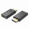Vention DisplayPort Male to HDMI Female Adapter Black - VEN HBOB0