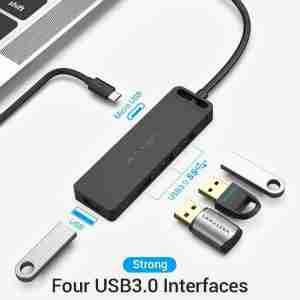 Vention Type-C to 4-Port USB 3.0 Hub - VEN TGKBB