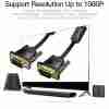 Vention VGA(3+9) Male to Male Cable 10M Black - VEN DADBL