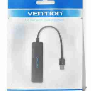 Vention 4 Ports USB3.0 Hub 0.15M Black - VEN CHKBB