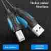 Vention USB 2.0 Printer Cable 1M Black - VEN COQBF