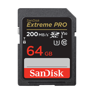SanDisk Extreme PRO 64GB SDXC UHS-I Card 200 MBPs - SDSDXXU-064G-GN4IN