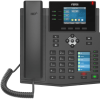 Fanvil X4U desk VoIP phone on adjustable stand for office use