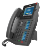 Fanvil X6U on executive desk with Gigabit ports and Bluetooth headset